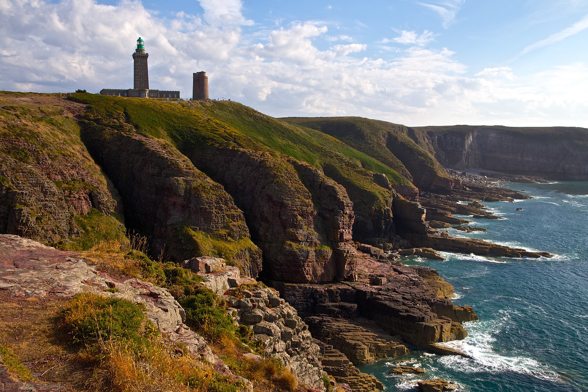 Klippen und Leuchtturm am Cap Fréhel