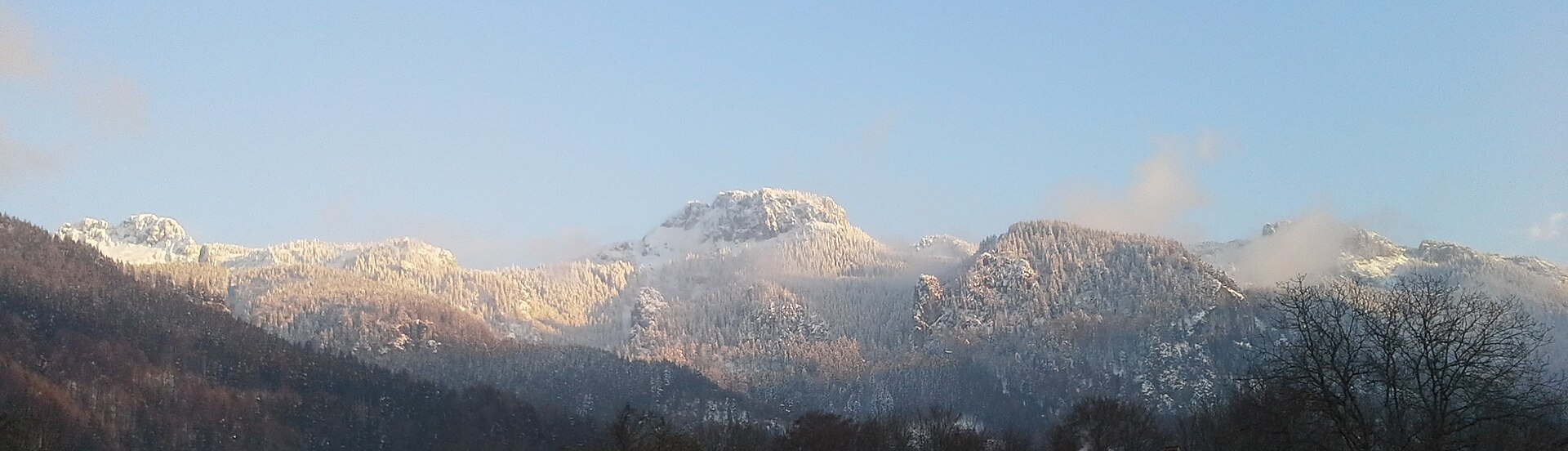 Kampenwand und Scheibenwand bei Aschau im Chiemgau