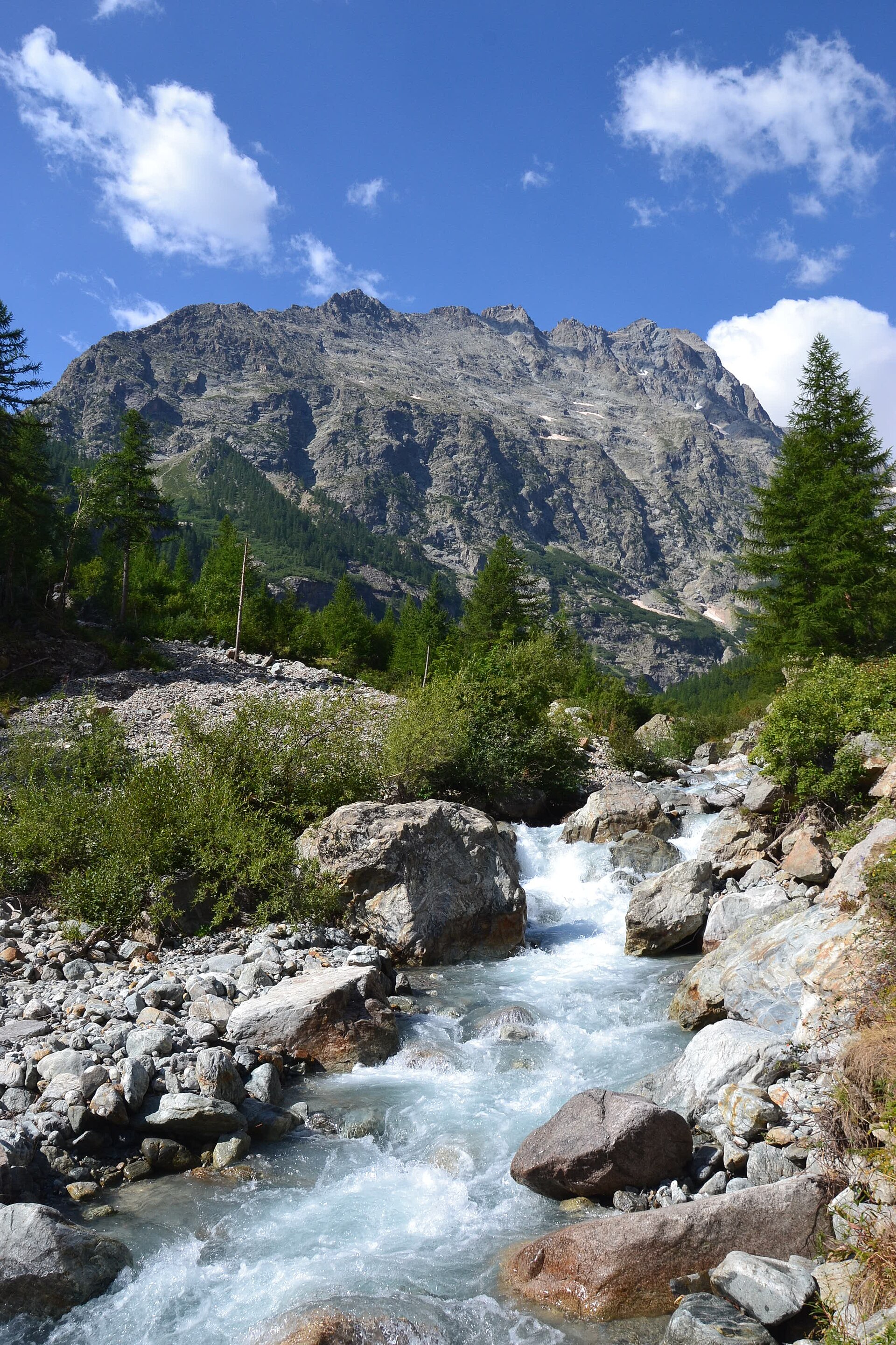 Landschaft bei Ailefroide