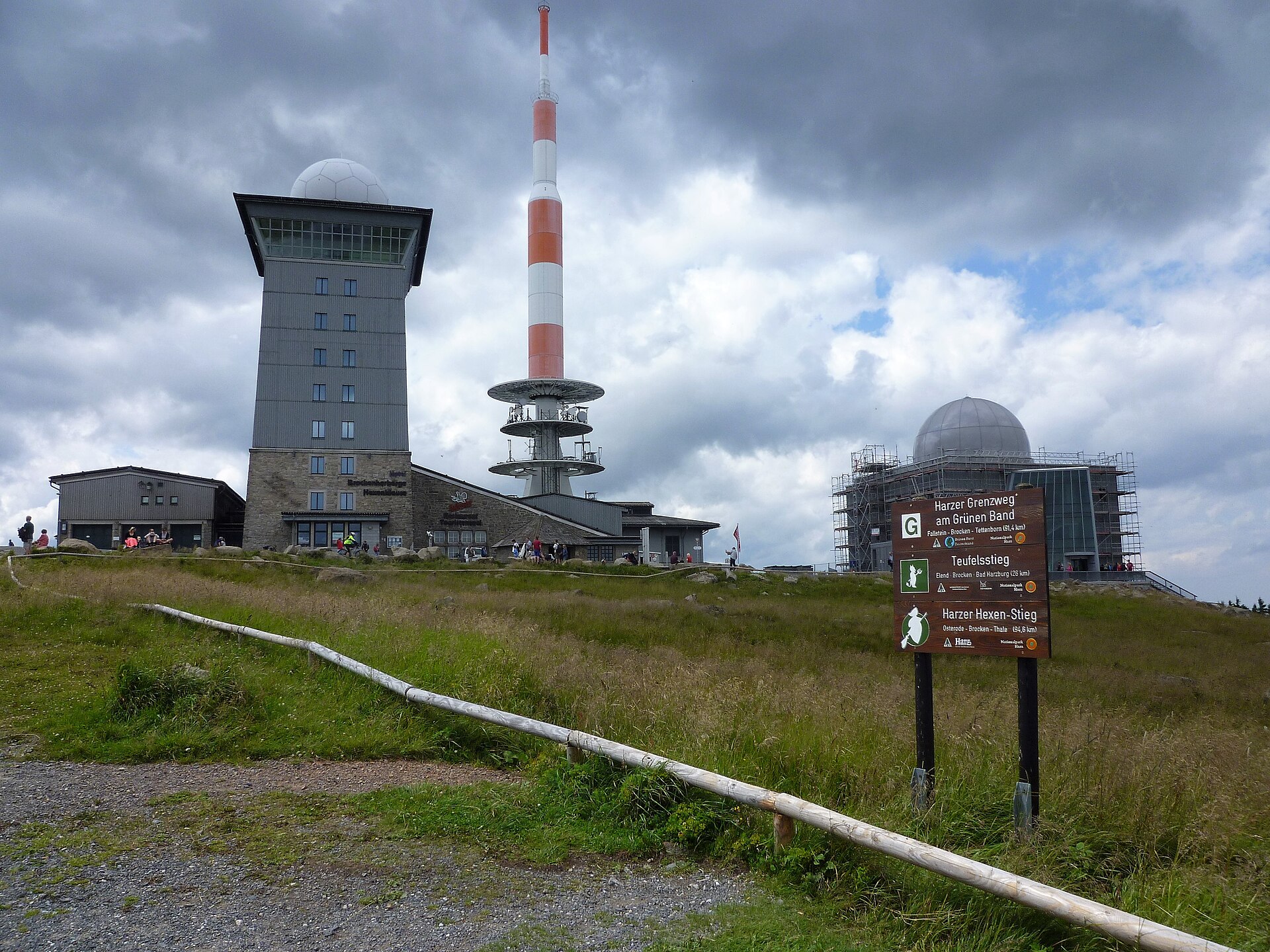 Gipfelbereich des Brockens im Harz