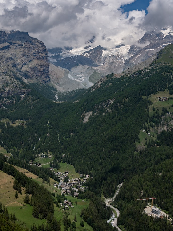 Mountain landscape in the Gran Paradiso area