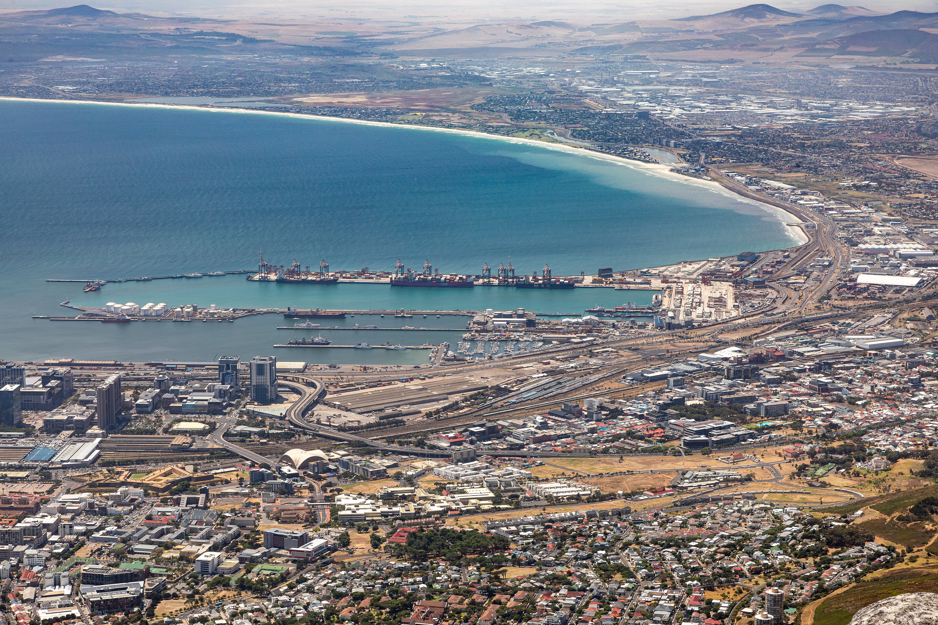 Cape Town city harbour