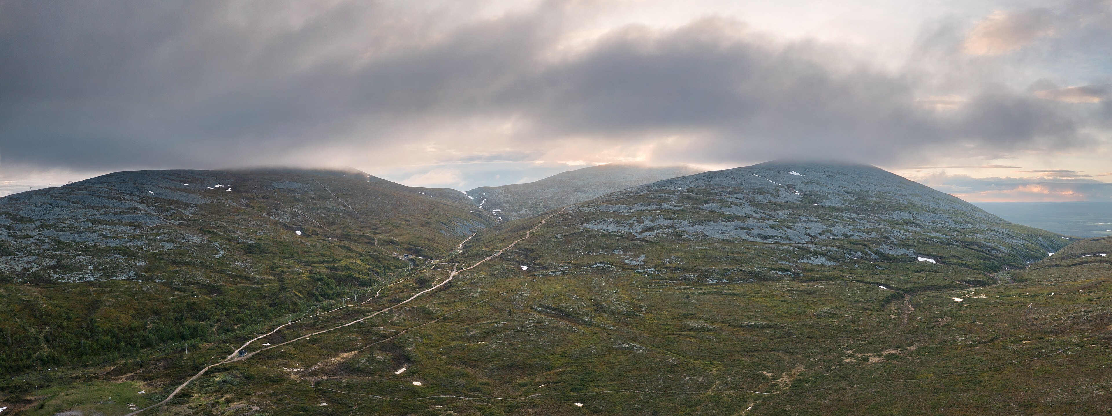 Finnish Lapland summer landscape