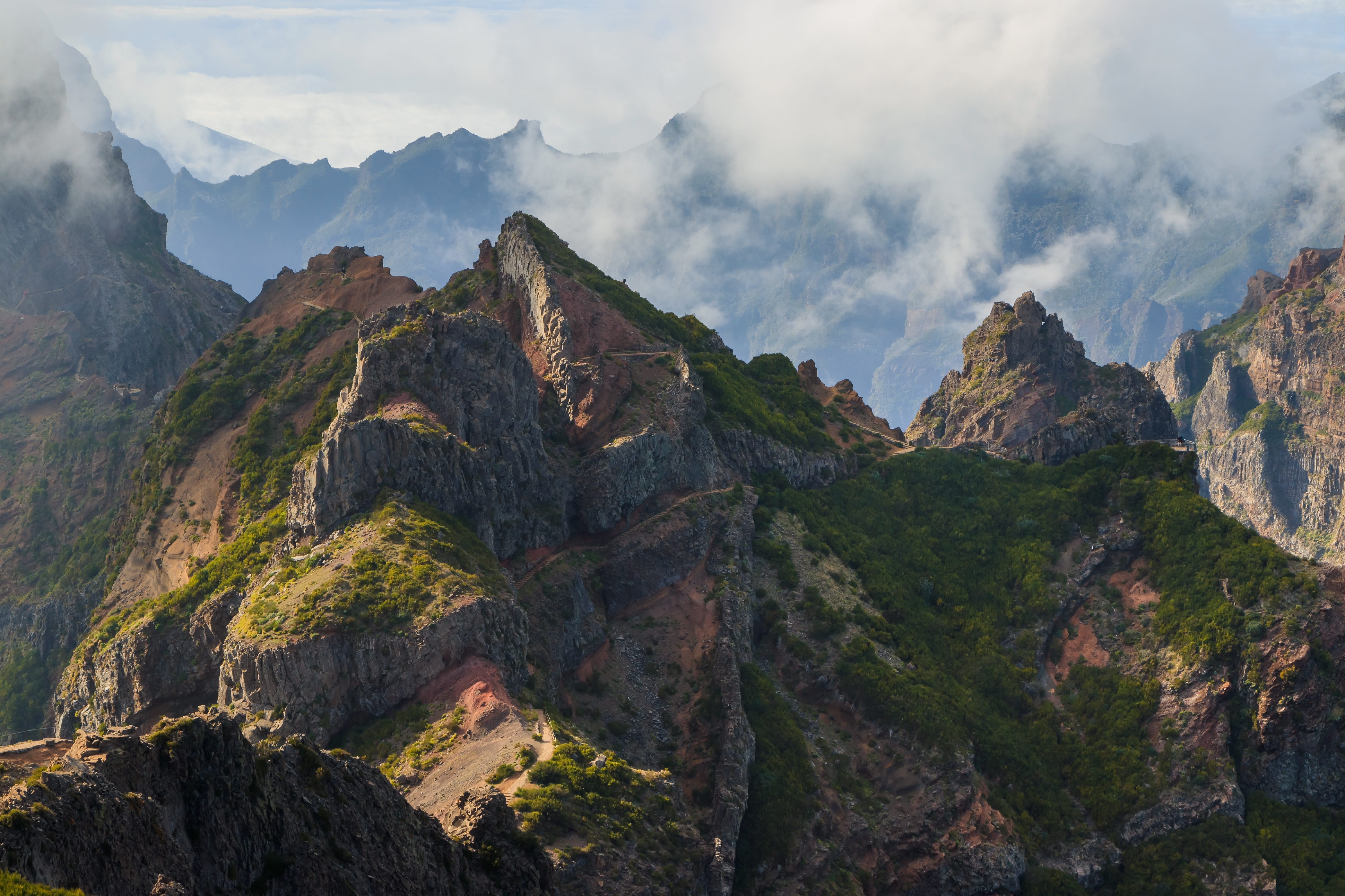 View from Pico do Arieiro on Madeira