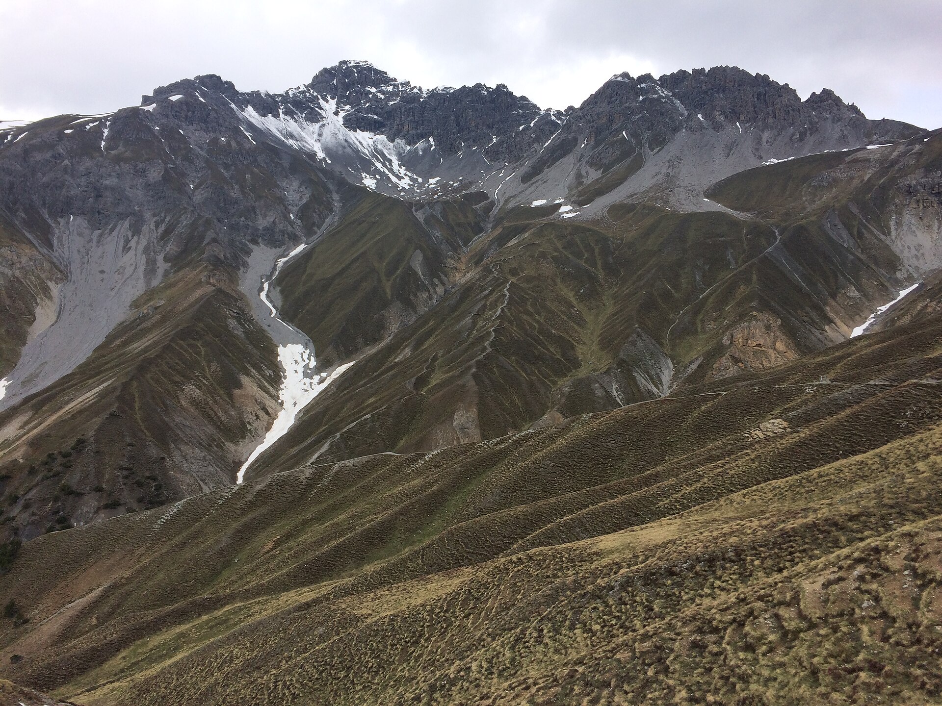 Berglandschaft im Schweizer Nationalpark bei Margunet